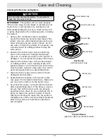 Preview for 17 page of Dacor Epicure ER30GISCH Use And Care Manual