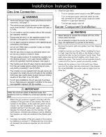 Preview for 11 page of Dacor Epicure ESG486 Installation Instructions Manual