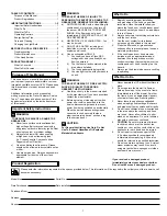 Preview for 3 page of Dacor IVS1 Use & Care Manual