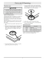 Preview for 8 page of Dacor PHG30 Use And Care Manual