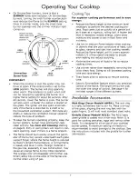 Preview for 9 page of Dacor PREFERENCE RENAISSANCE COOKTOP Use And Care Manual