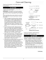 Preview for 11 page of Dacor PREFERENCE RENAISSANCE COOKTOP Use And Care Manual