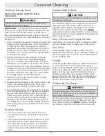 Preview for 20 page of Dacor Renaissance RNRP30GSLP Use And Care Manual