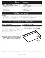 Preview for 2 page of Dacor RNCT304 Installation Instructions Manual