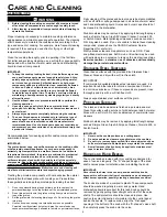 Preview for 8 page of Dacor SGM364 Use & Care Manual