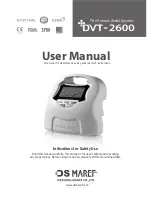 Preview for 1 page of DAESUNG MAREF DVT-2600 User Manual