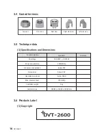 Preview for 16 page of DAESUNG MAREF DVT-2600 User Manual