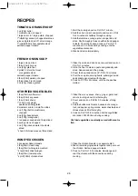 Preview for 27 page of DAEWOO ELECTRONICS 7NF9GMO900N Operating Instructions & Cook Book