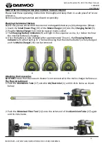 Preview for 4 page of Daewoo Cyclone Freedom Pro User Manual