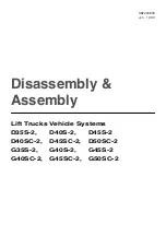 Daewoo D35S-2 Disassembly/Assembly preview