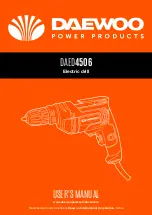 Daewoo DAED4506 User Manual preview