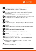 Preview for 4 page of Daewoo DAFL55B User Manual