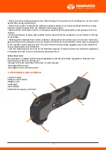 Preview for 6 page of Daewoo DALMT18-1 User Manual