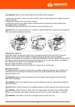 Preview for 14 page of Daewoo DLM3900-150 User Manual