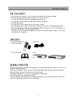 Preview for 4 page of Daewoo DSD-9255M Service Manual