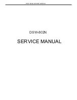 Daewoo DSW-802N Service Manual preview