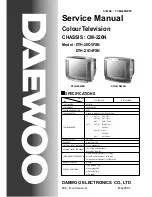 Preview for 1 page of Daewoo DTH-20D5FSN Service Manual