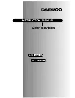 Daewoo DTQ 27S2FCC Instruction Manual preview