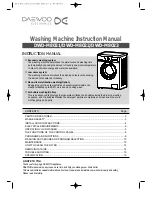 Daewoo DWD-M8011 Instruction Manual preview