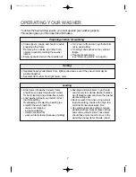 Preview for 7 page of Daewoo DWF-200M Instruction Manual