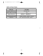 Preview for 16 page of Daewoo DWF-S99NS Instruction Manual