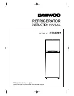 Preview for 1 page of Daewoo FR-2702 Instruction Manual