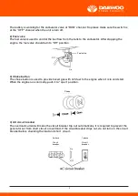 Preview for 6 page of Daewoo GDA15000E User Manual