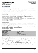 Preview for 9 page of Daewoo HEA1484 User Manual