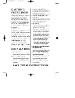 Preview for 3 page of Daewoo KOR-63DB9S Operating Instructions Manual