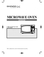 Daewoo KOR-6C6R Operating Instructions & Cook Book preview