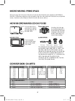 Preview for 24 page of Daewoo KOR-9GGF Operating Instructions & Cook Book