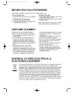 Preview for 9 page of Daewoo KQG-6L655S Operating Instructions & Cook Book