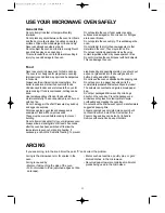 Preview for 12 page of Daewoo KQG-6L655S Operating Instructions & Cook Book