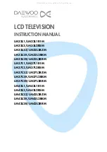 Preview for 2 page of Daewoo LM32L1 Series Instruction Manual