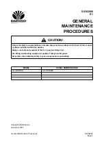 Preview for 57 page of Daewoo Mega 500-V Shop Manual