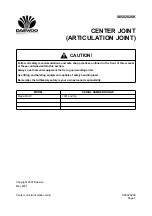 Preview for 99 page of Daewoo Mega 500-V Shop Manual