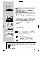 Preview for 28 page of Daewoo PROline VR516 Operating Instructions Manual