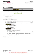 Preview for 215 page of Daher TBM 960 Pilot'S Information Manual