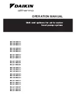 Preview for 1 page of Daikin EDHQ011BB6V3 Operation Manual