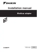 Daikin EKMBPP1 Installation Manual preview