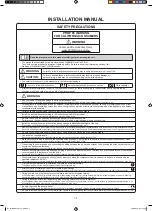 Preview for 6 page of Daikin FTK09AXVJU Installation Manual