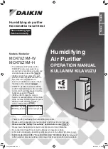 Preview for 1 page of Daikin MCK70ZVM-W Operation Manual