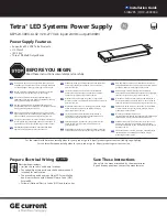 Daintree GE Tetra GEPS24-300U-GLX2 Installation Manual preview