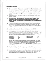 Preview for 2 page of Daka Corporation Model 622 Installation And Operation Instruction Manual