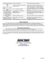 Preview for 8 page of Dakota Digital UTV-1500 Manual