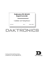 Preview for 57 page of Daktronics Galaxy AE-3010 Manual