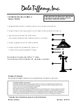 Preview for 2 page of Dale Tiffany 7560/965 Assembly Instructions