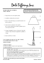 Preview for 2 page of Dale Tiffany GB10366 Assembly Instructions