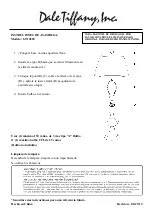 Preview for 2 page of Dale Tiffany GT10228 Assembly Instructions