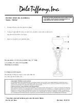 Preview for 2 page of Dale Tiffany TB13067 Assembly Instructions